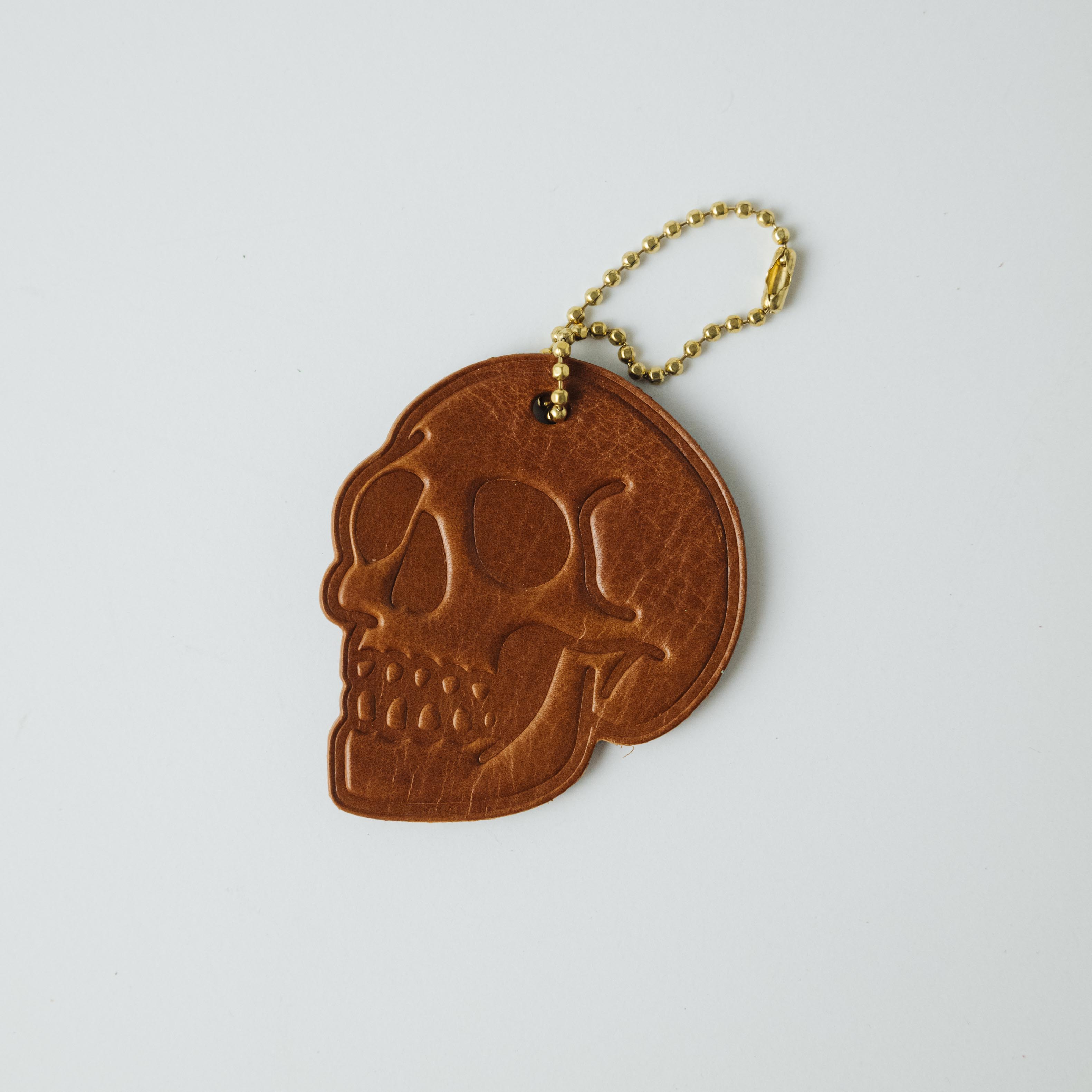2-Ply Cypress Skull Tag- personalized luggage tags - custom luggage tags - KMM & Co.