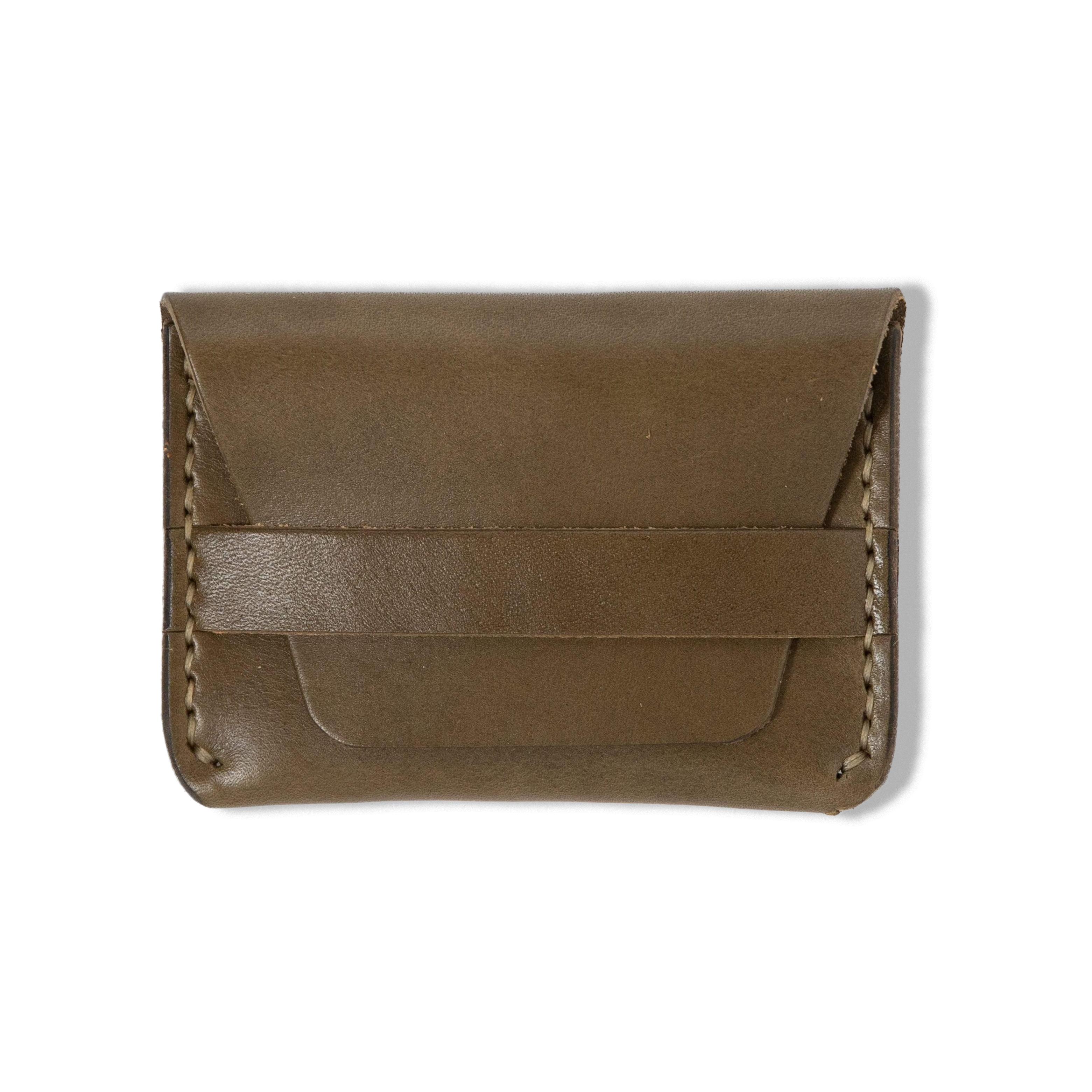 Olive Green Flap Wallet