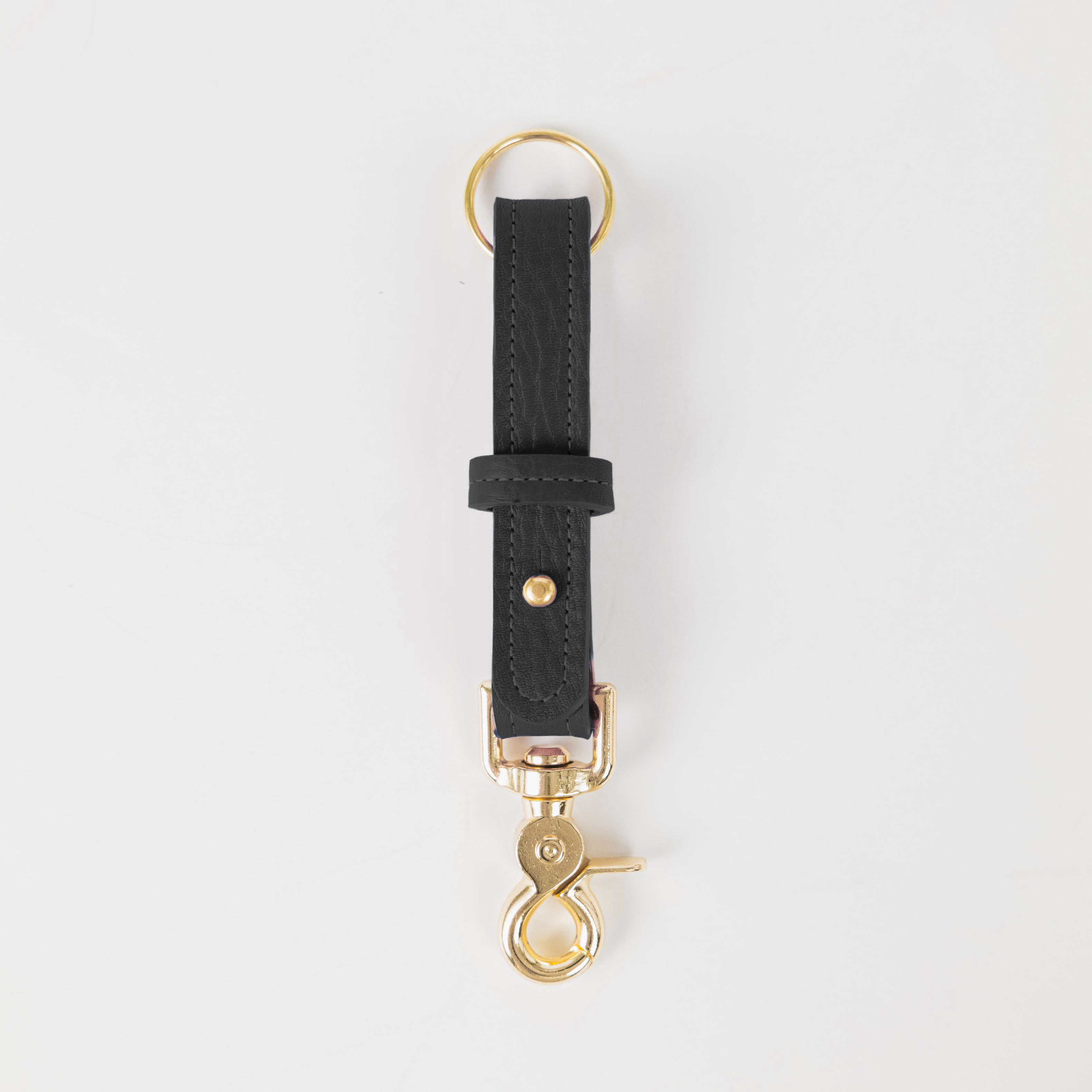 Black Cypress Key Lanyard- leather keychain for men and women - KMM & Co.