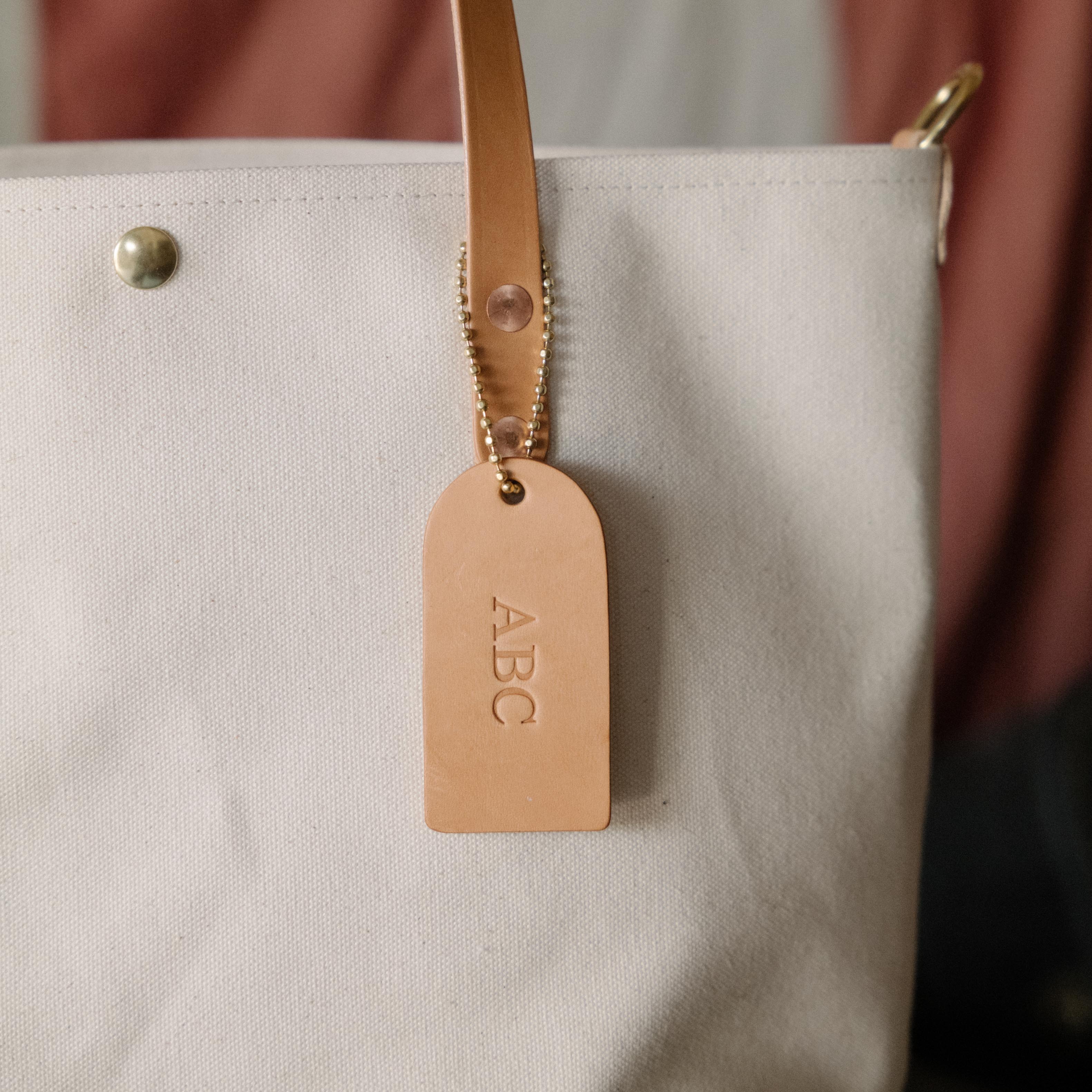 Free Mini Leather Tag- personalized luggage tags - custom luggage tags - KMM & Co.