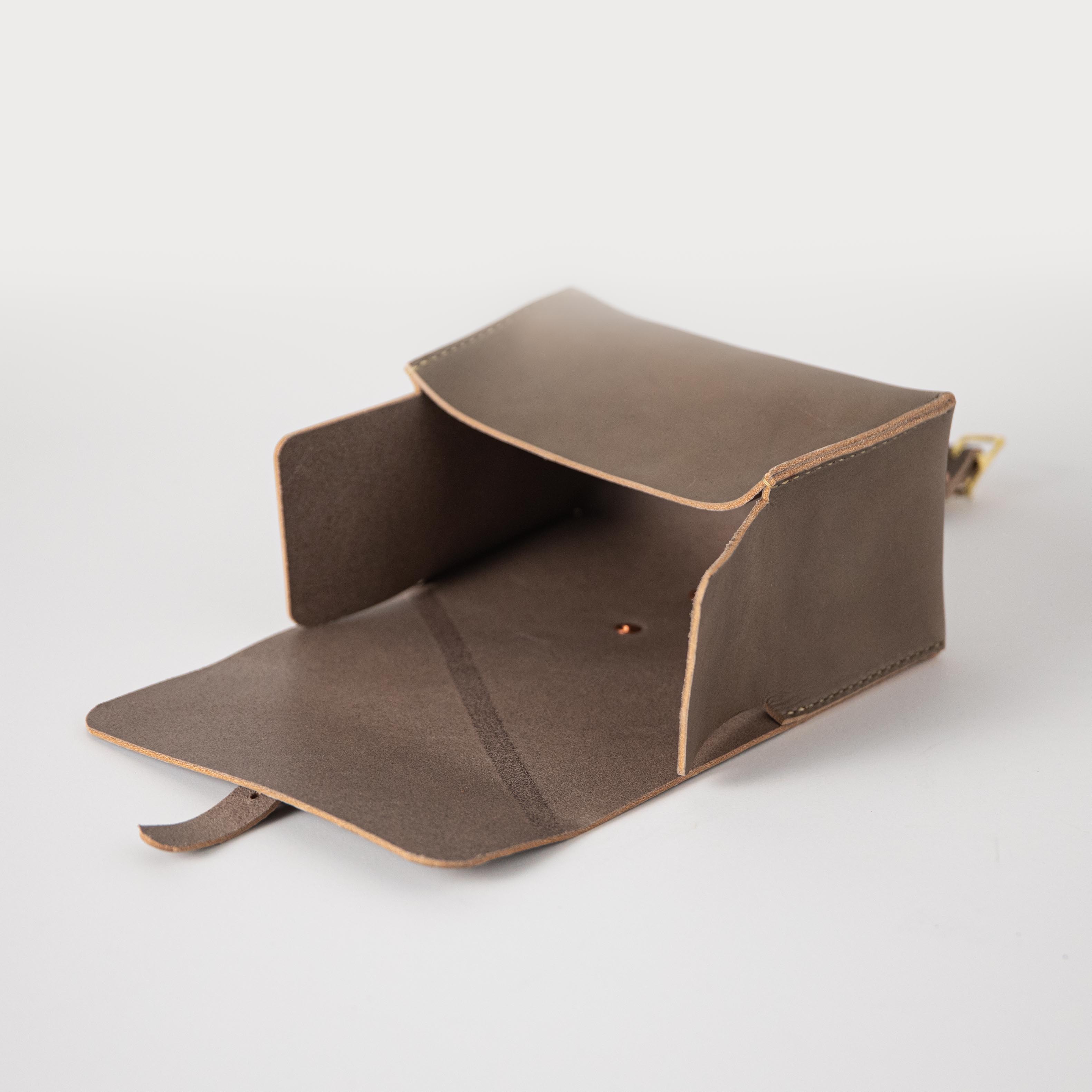 Grey Dopp Kit- mens toiletry bag - KMM & Co.