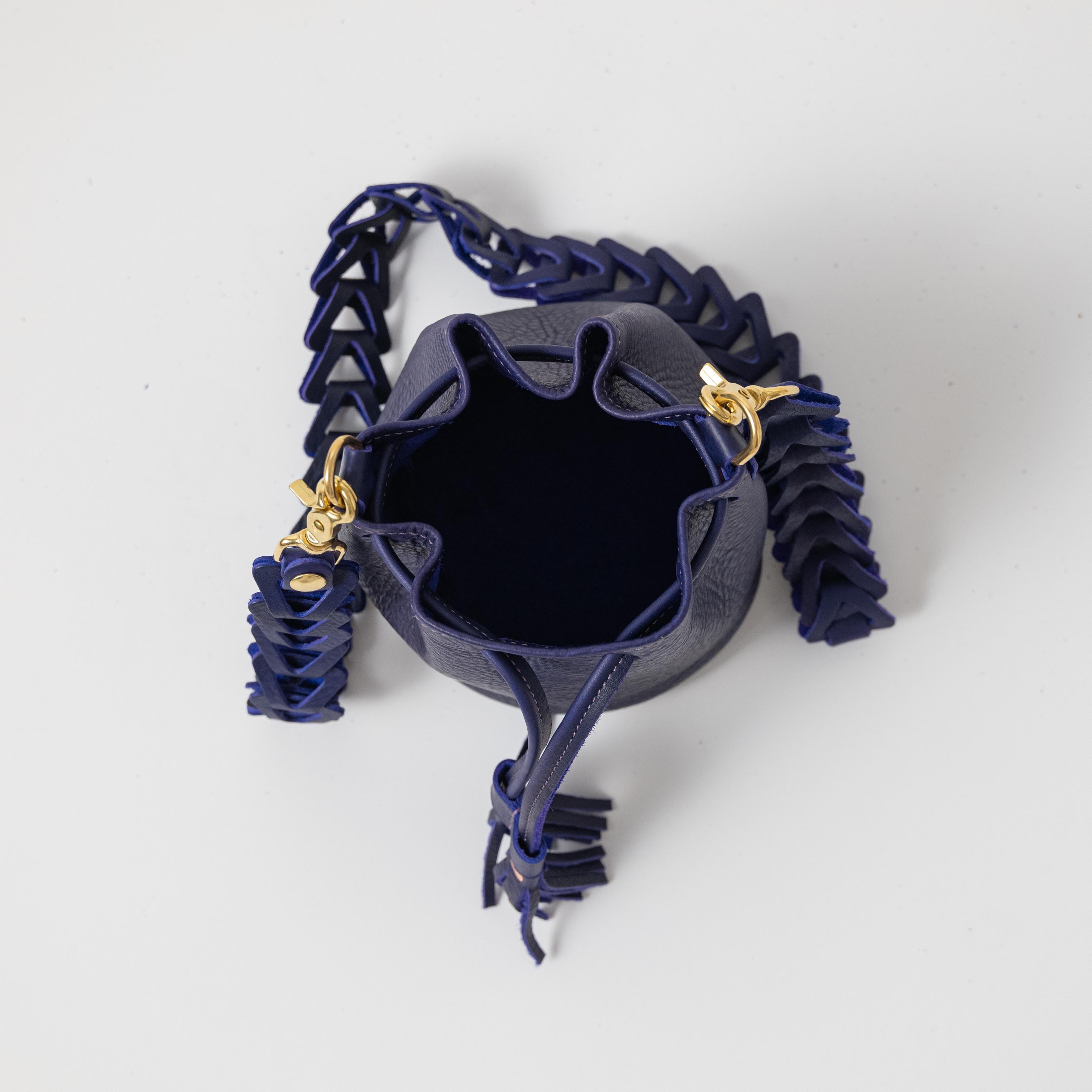 Violet Cypress Mini Bucket Bag