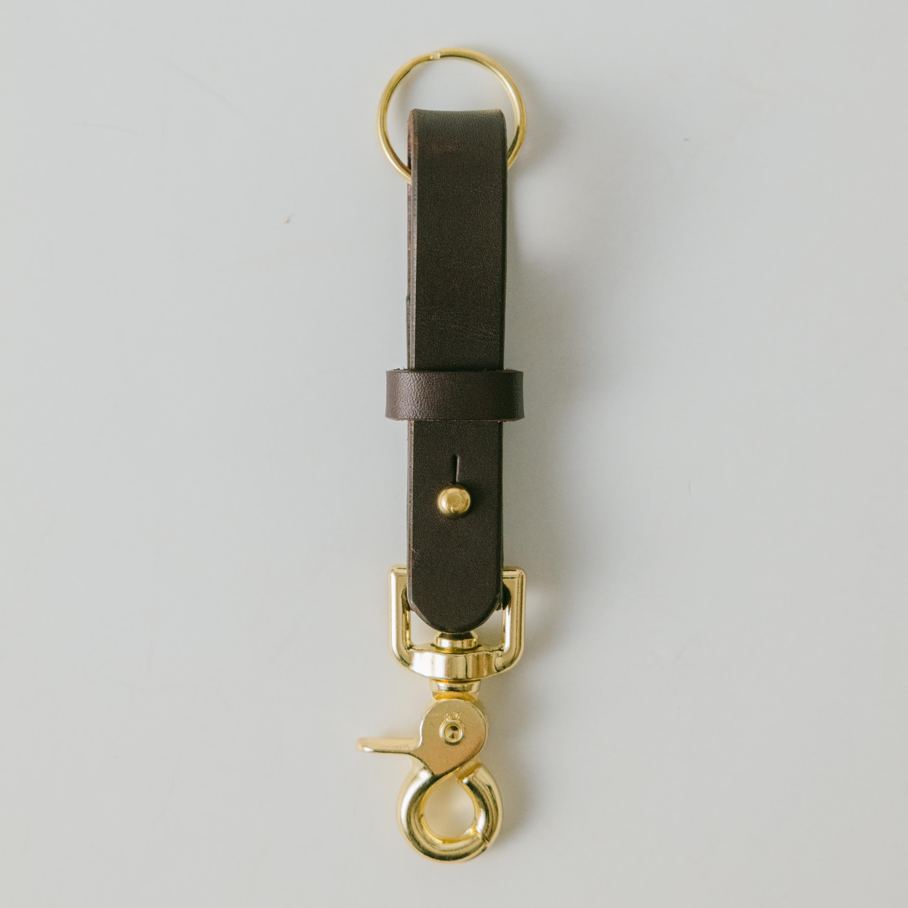 Dark Brown Key Lanyard