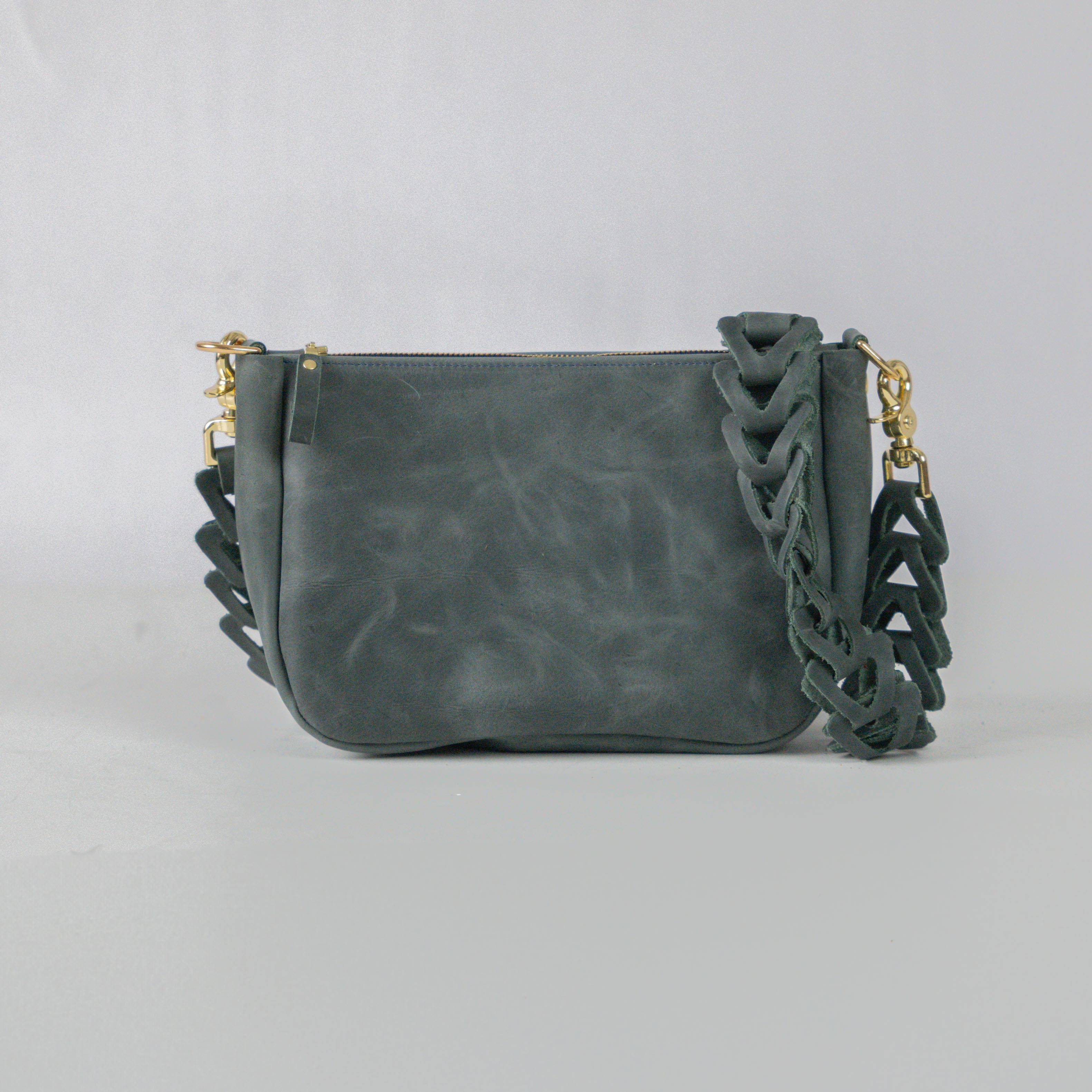 Atlantic Blue Medium Crossbody Bag