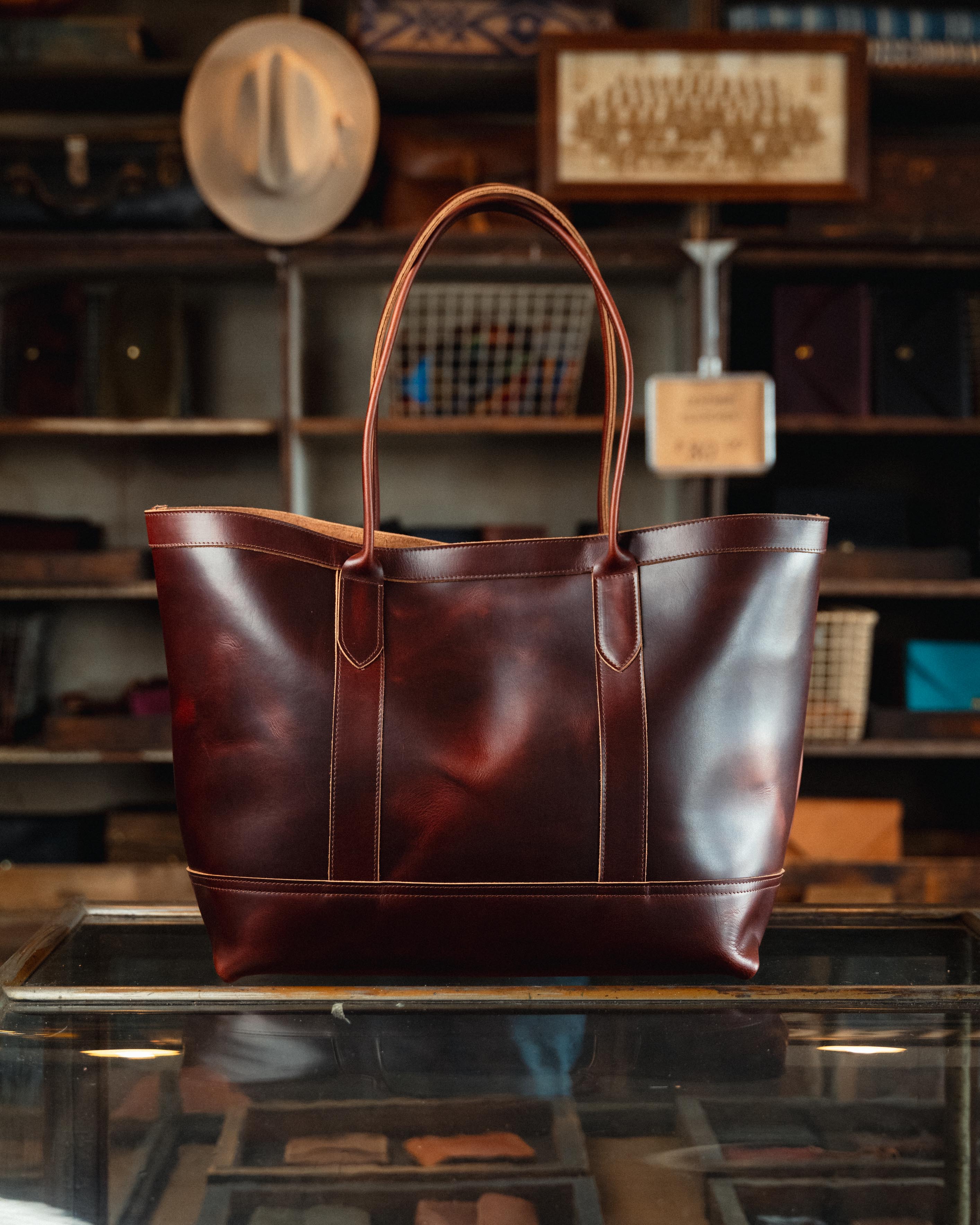 British Tan Double Shot Flagship Tote Bundle
