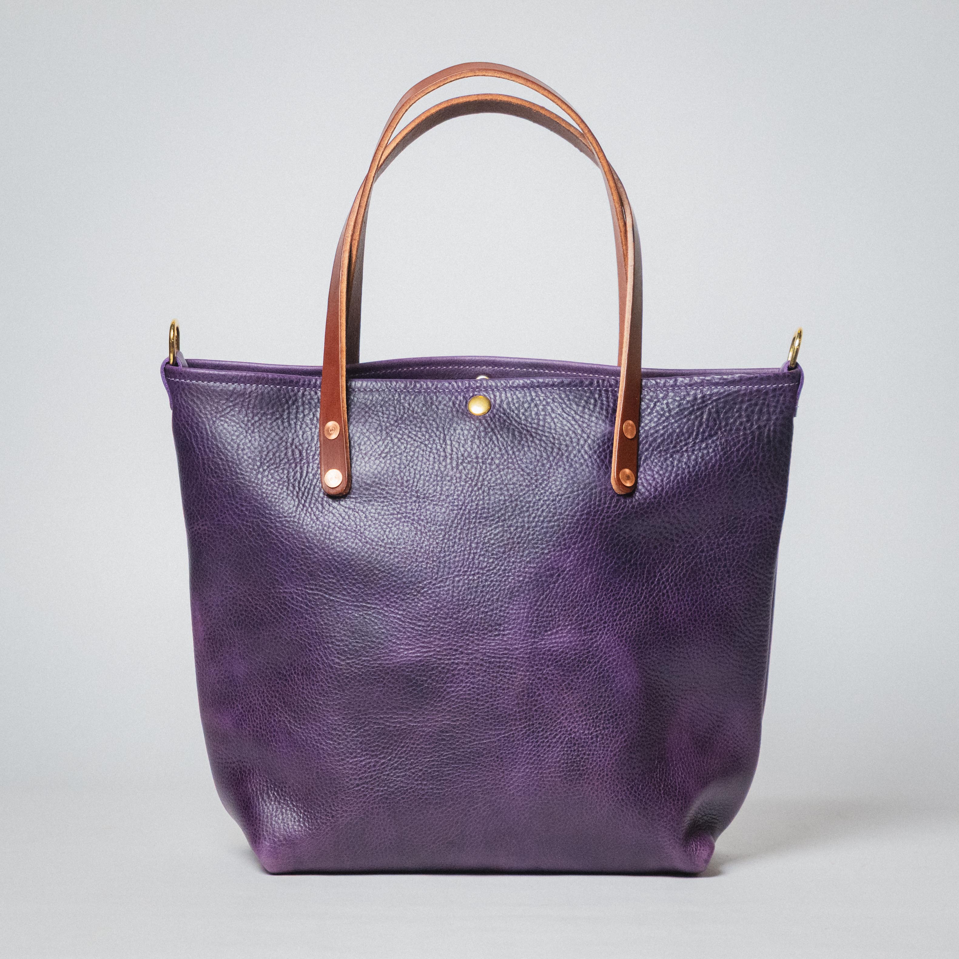Purple Bulldog Travel Tote
