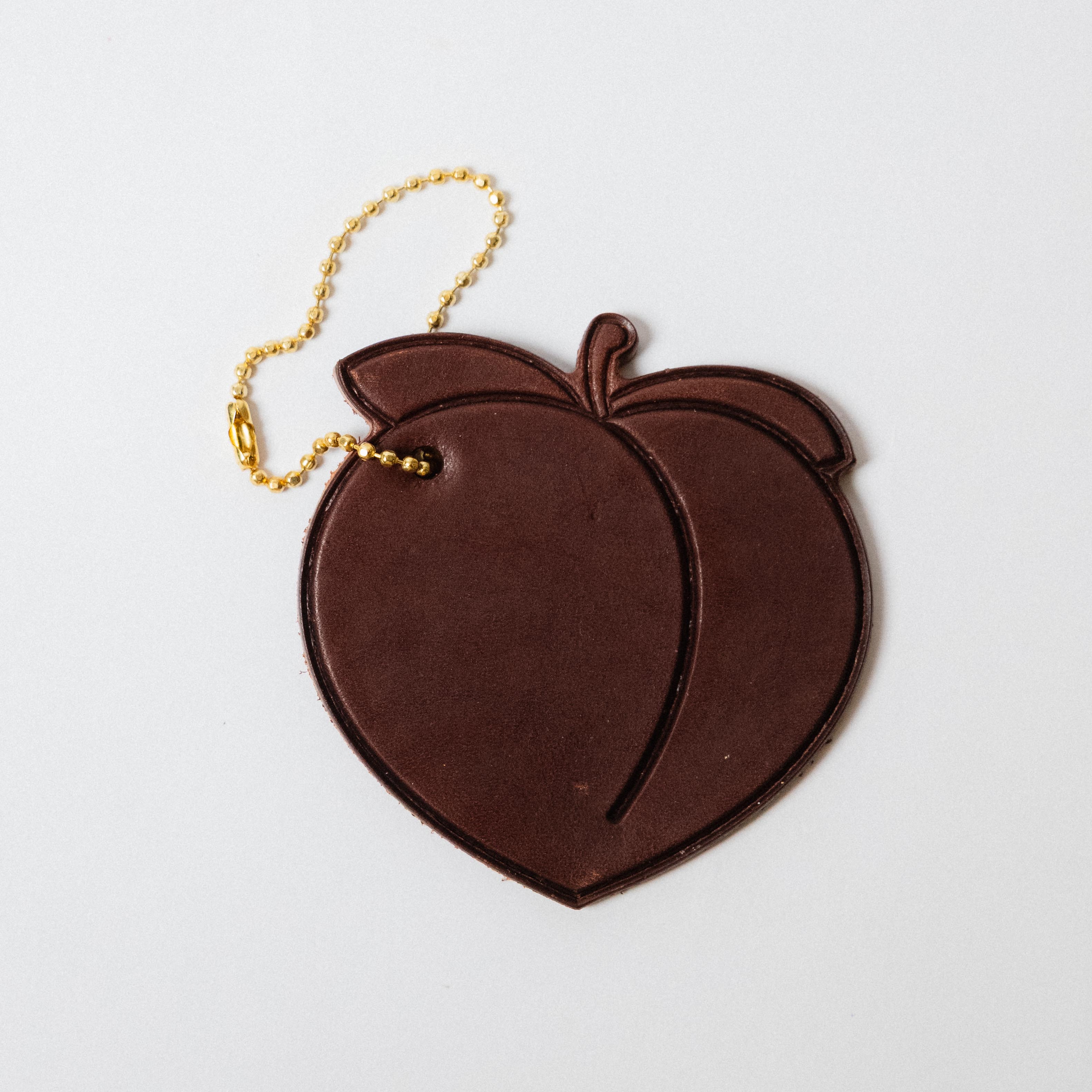 Leather Peach Tag