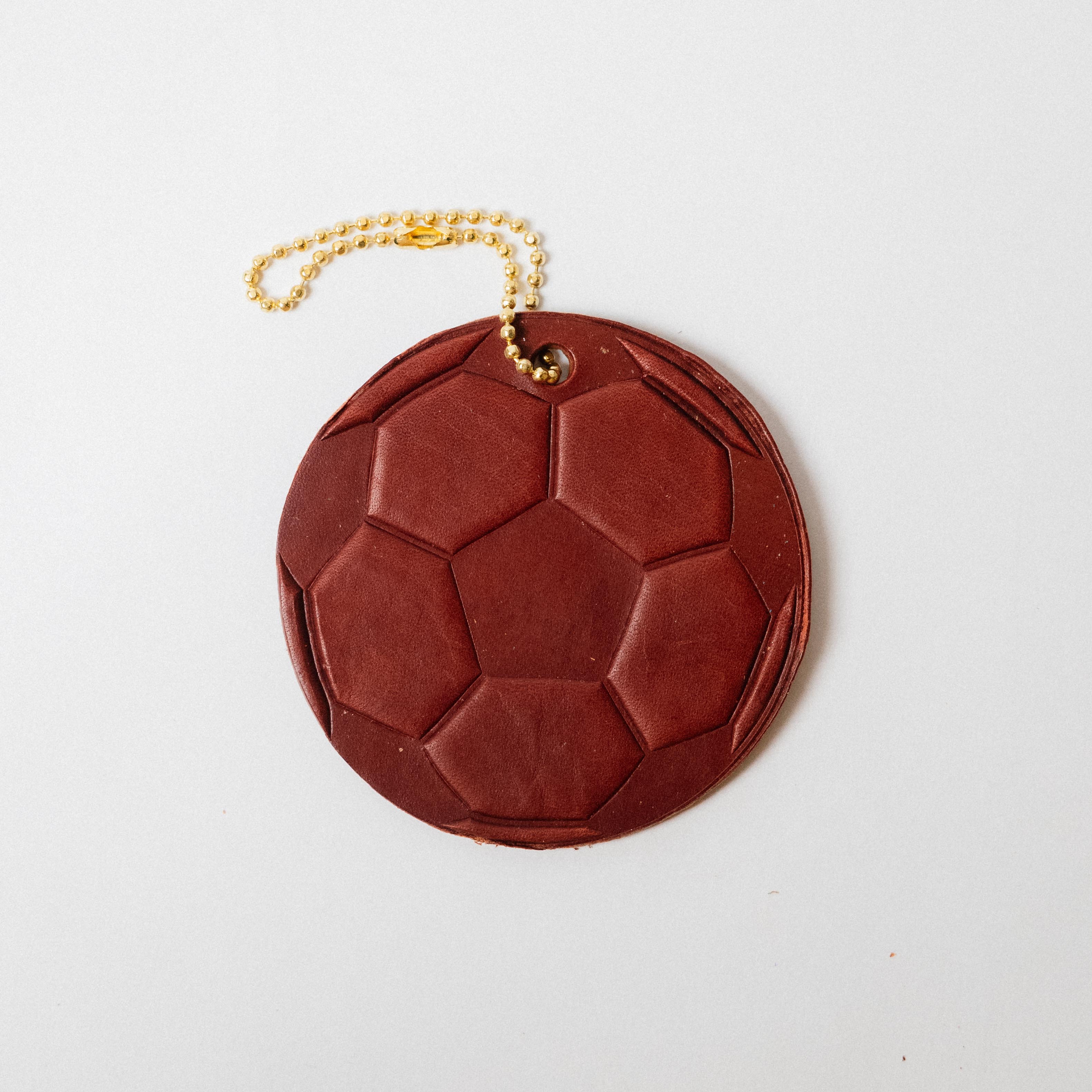 Leather Soccer Ball Tag