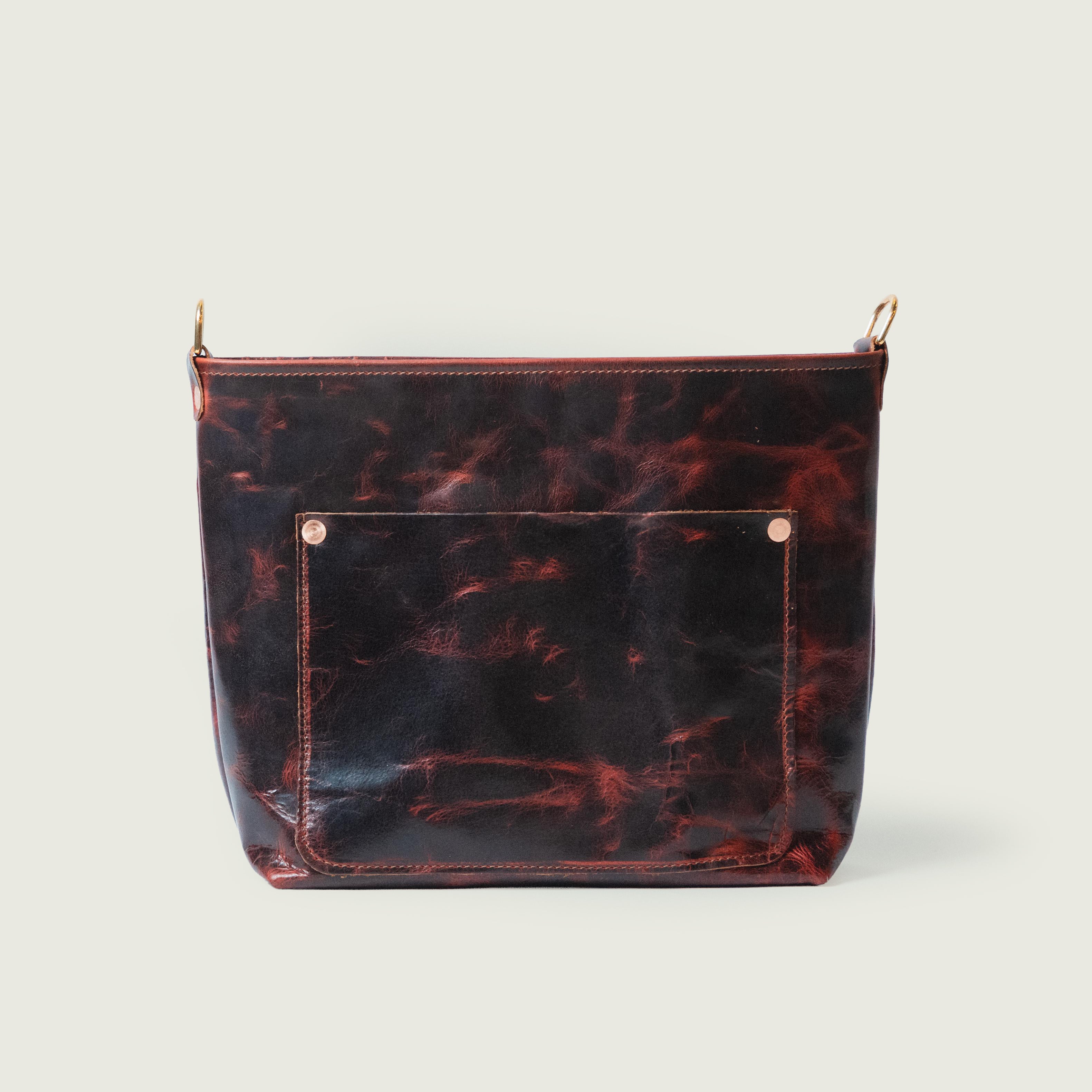 Rustic Bison Mini Crossbody Travel Tote