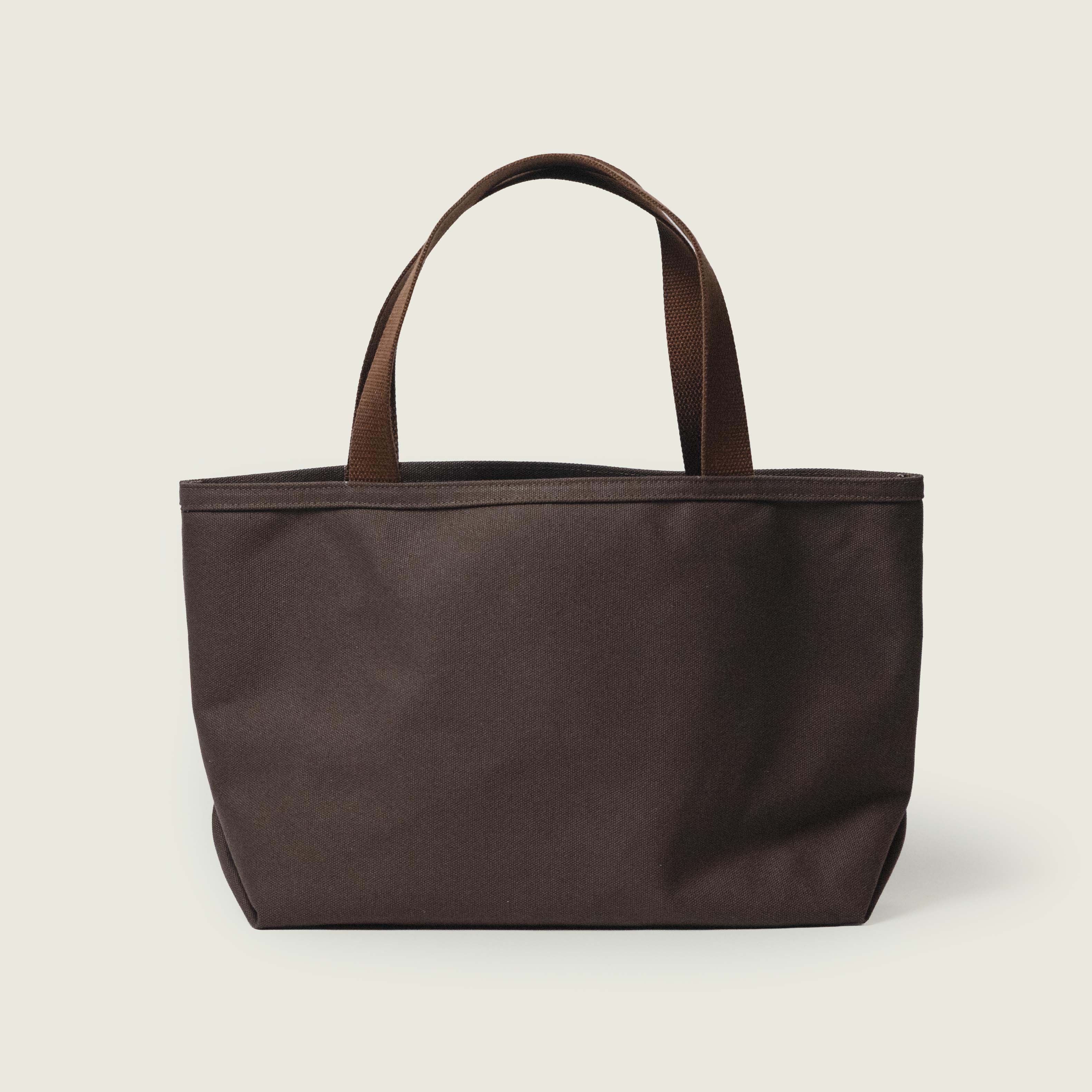Brown Canvas Shopping Tote