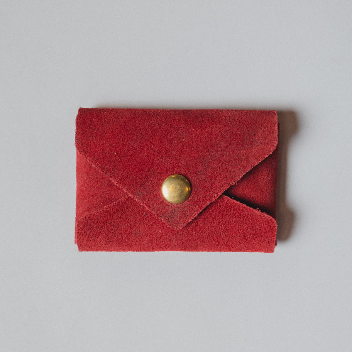 Roughout Dark Cherry Bulldog Card Envelope