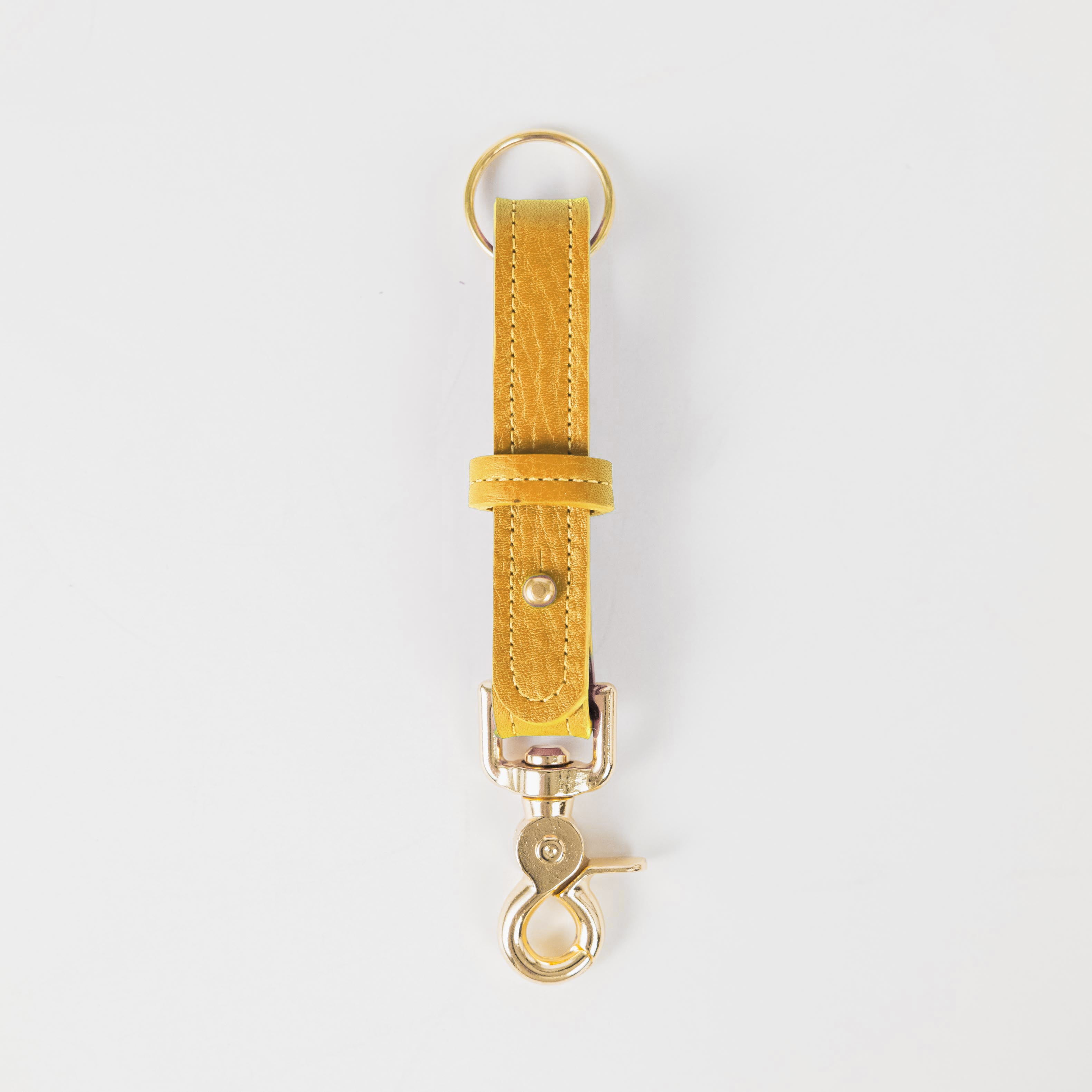 Marigold Cypress Key Lanyard- leather keychain for men and women - KMM & Co.