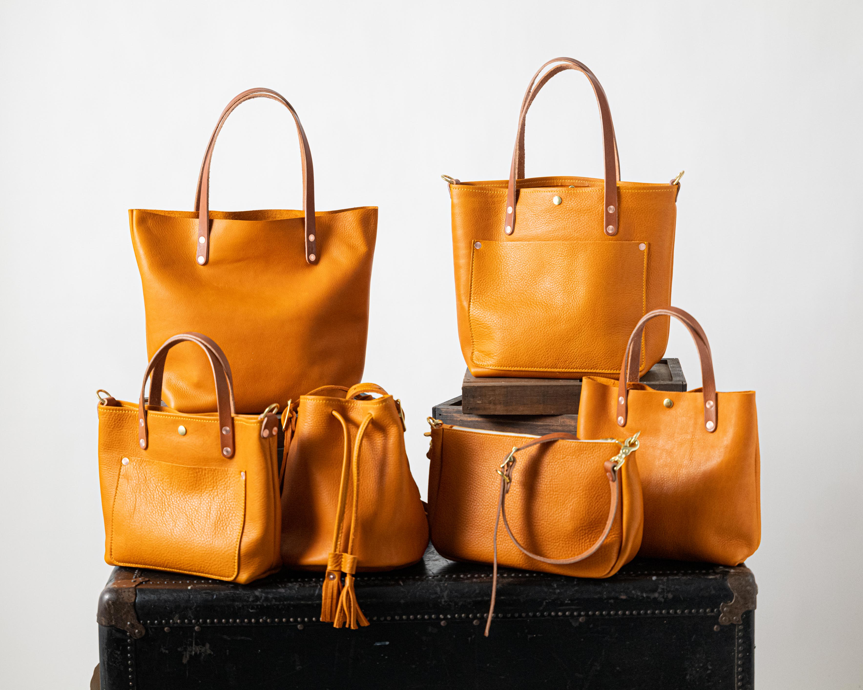 Orange Cypress Mini Tote