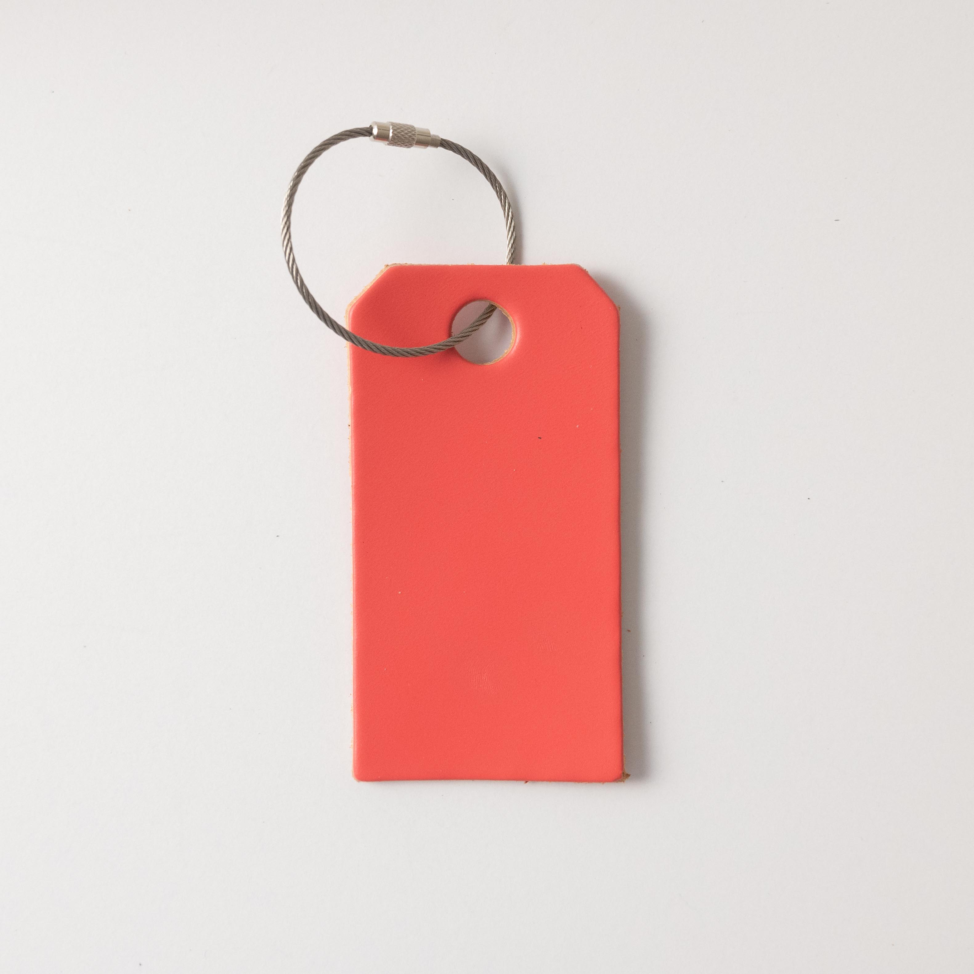 Sapphire Leather Tag- personalized luggage tags - custom luggage tags - KMM & Co.