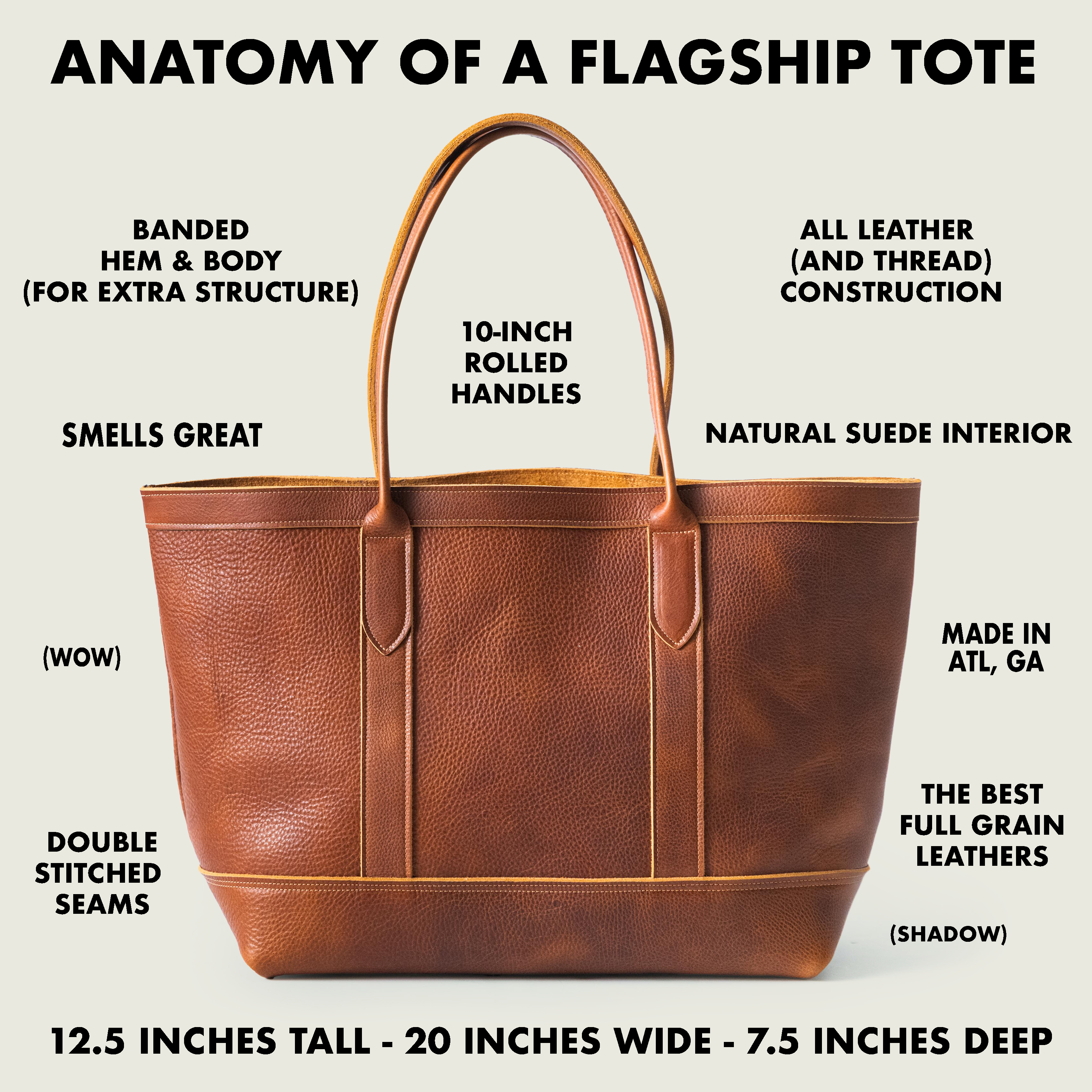 British Tan Double Shot Flagship Tote Bundle