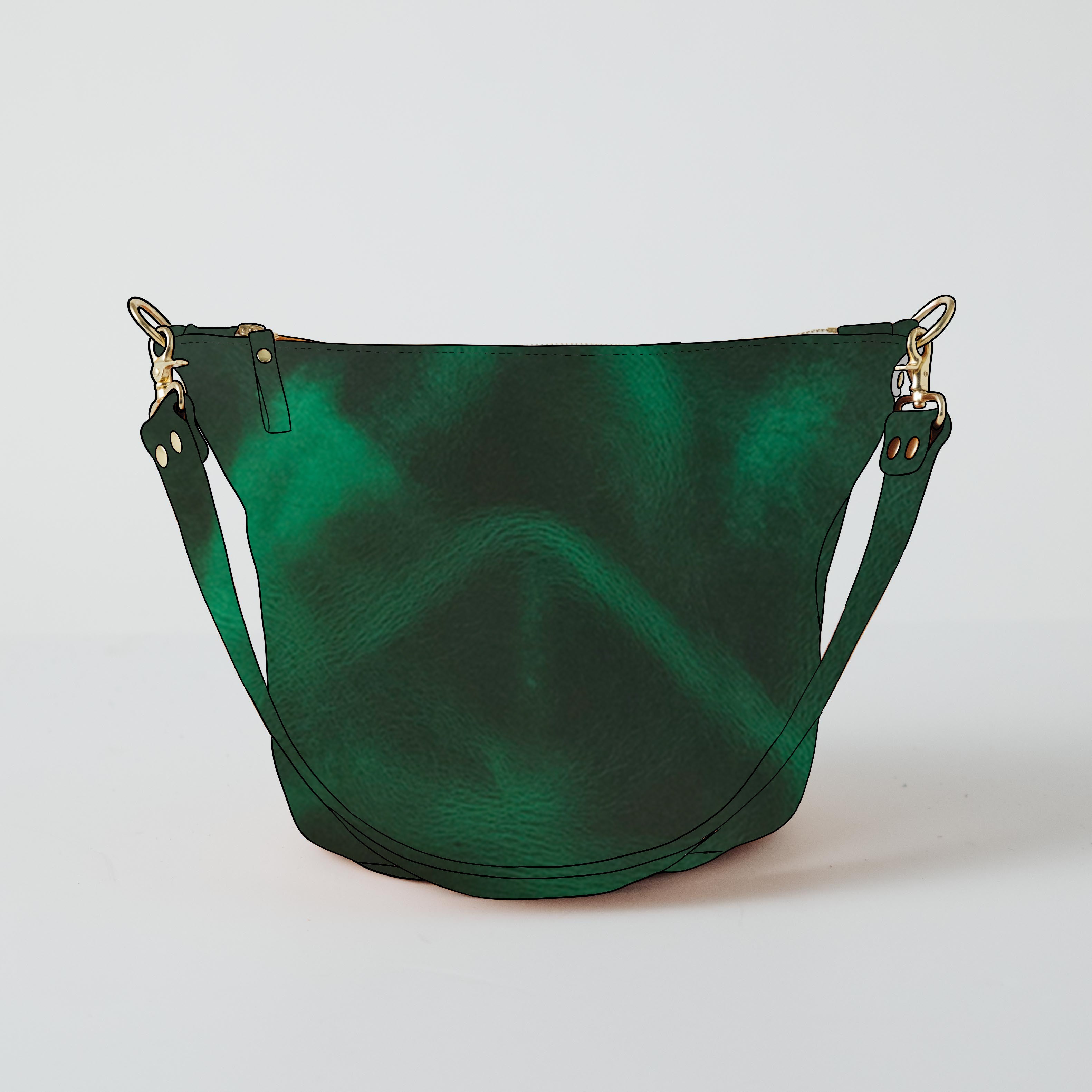 Golf Green Dublin Zip-Top Bucket Bag