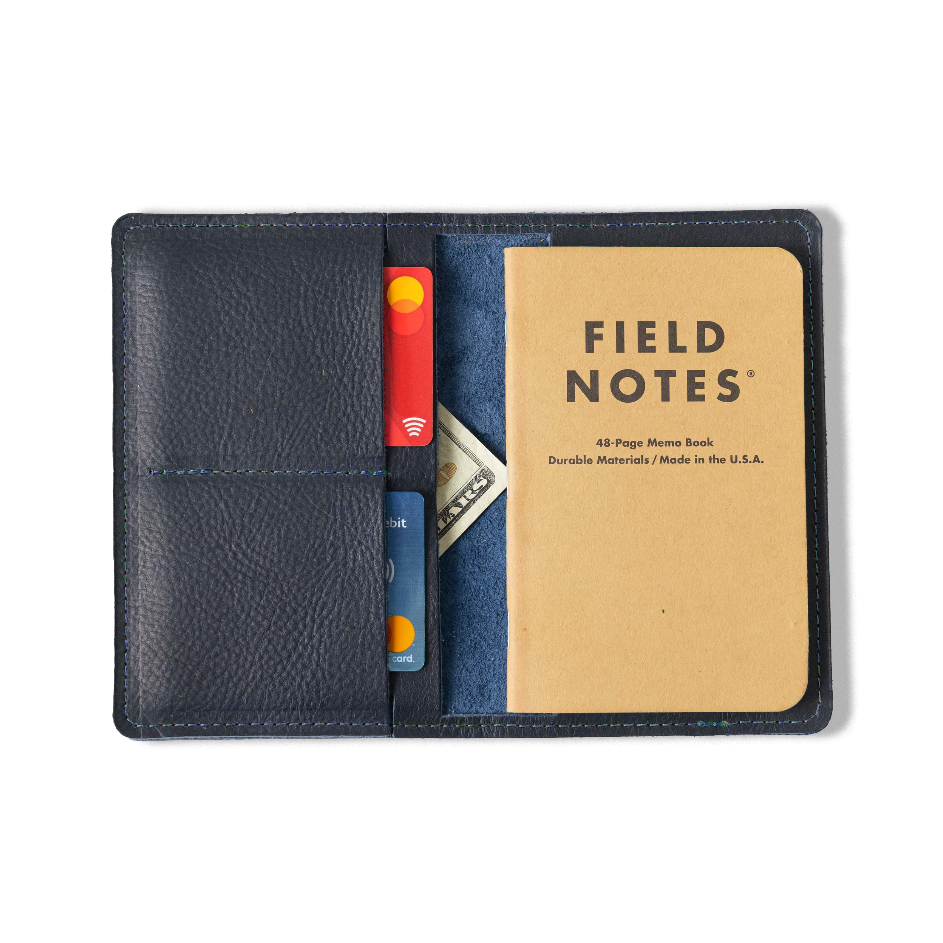 Navy Kodiak Passport Wallet