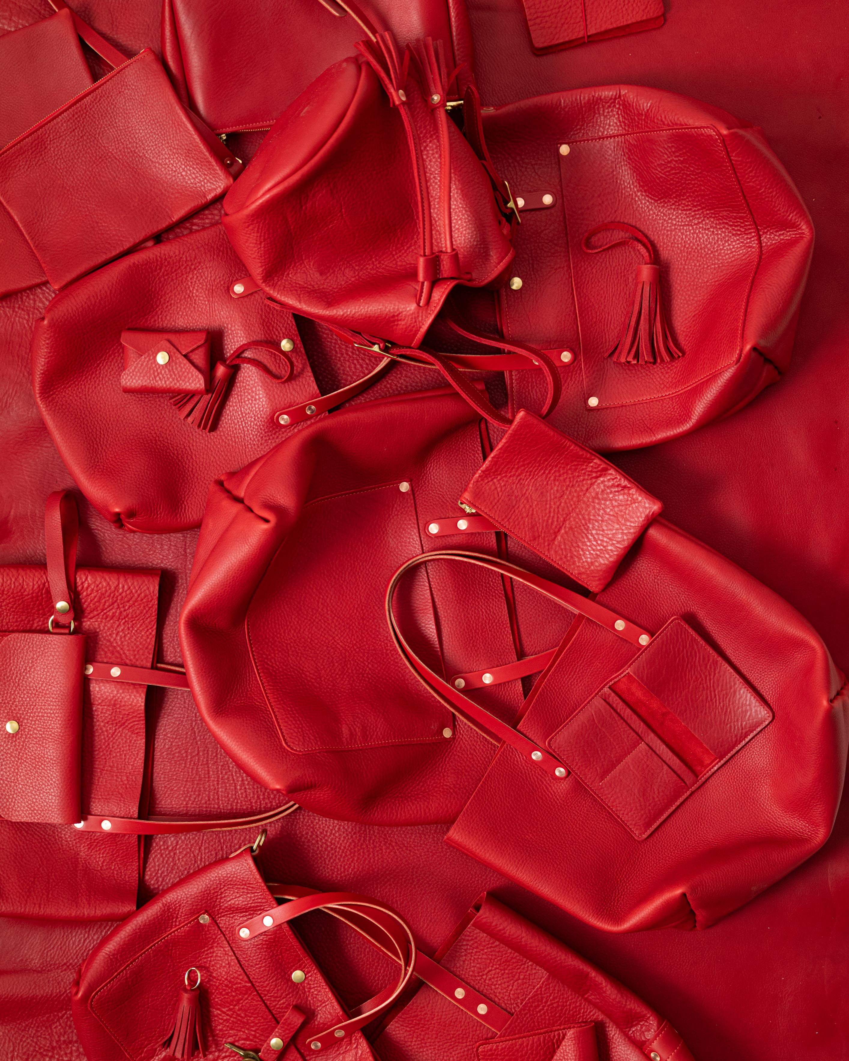 Red Cypress Crossbody Bag