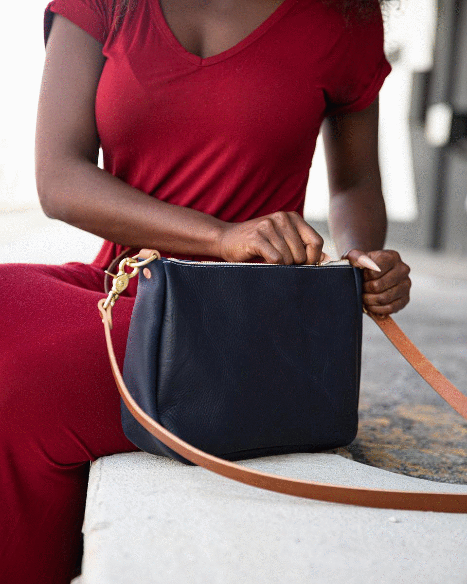 Navy Kodiak Crossbody Bag