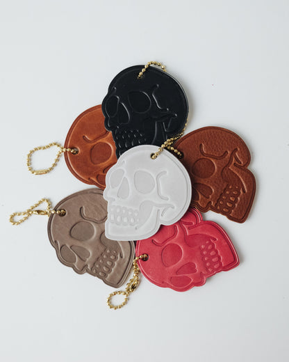 2-Ply Cypress Skull Tag- personalized luggage tags - custom luggage tags - KMM &amp; Co.
