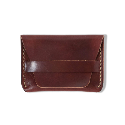 Burgundy Flap Wallet