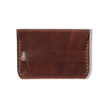 Medium Brown Flap Wallet