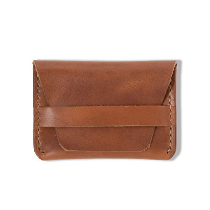 Cognac Flap Wallet