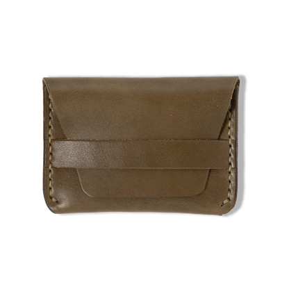 Olive Green Flap Wallet