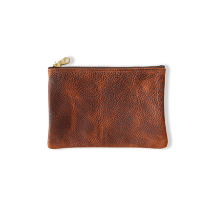 Tan Kodiak Small Zip Pouch