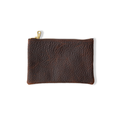 Brown Kodiak Small Zip Pouch
