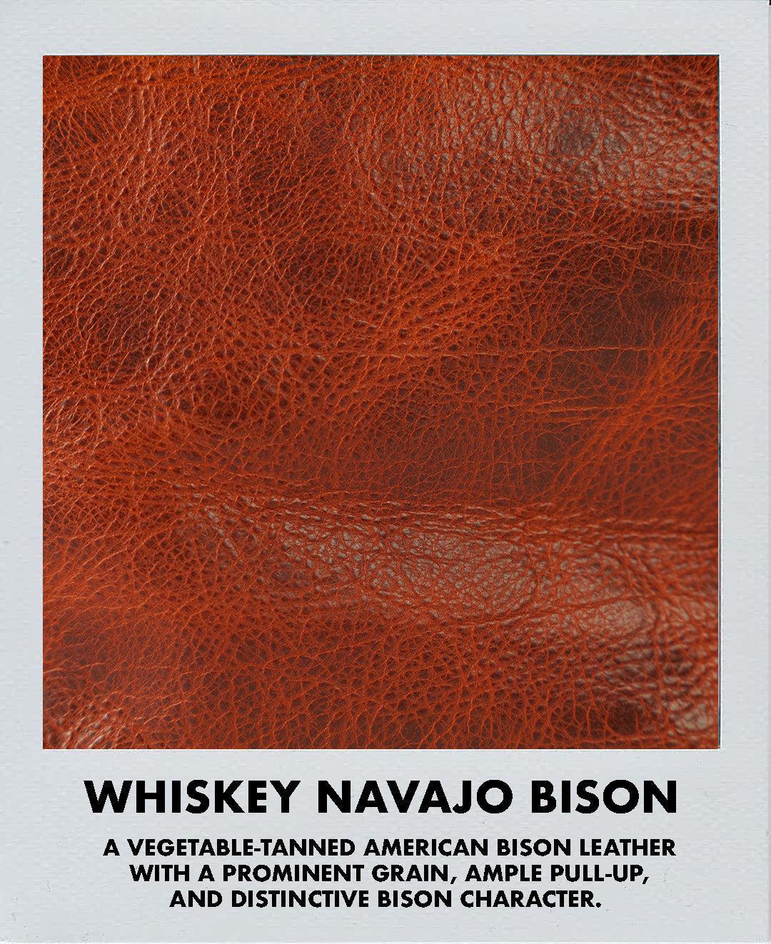 Scratch-and-Dent Whiskey Navajo Bison Medium Crossbody Bag