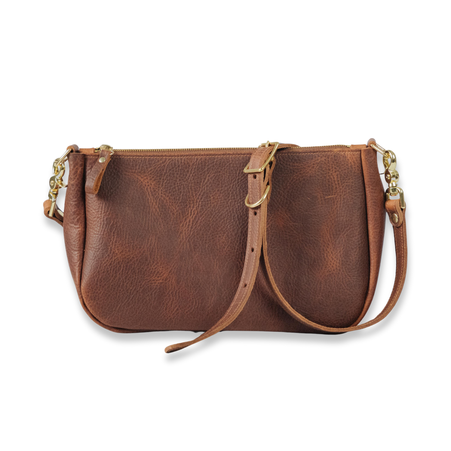 Tan Kodiak Crossbody Bag
