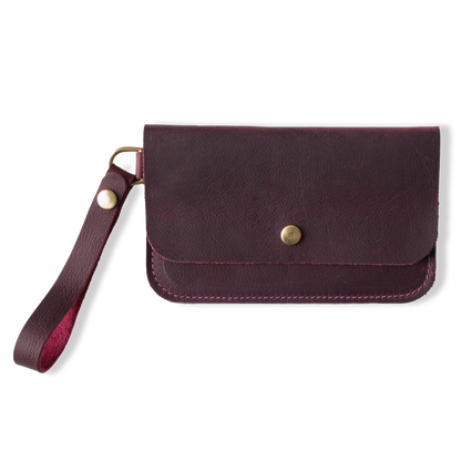 Purple Kodiak Wristlet Clutch