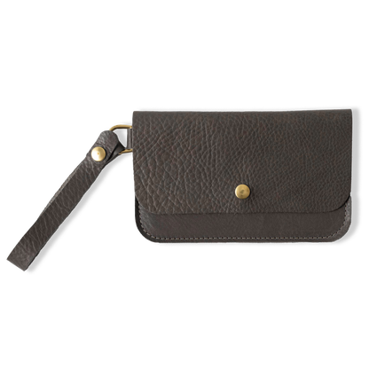 Grey Cypress Wristlet Clutch