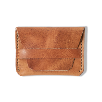 Natural Derby Flap Wallet