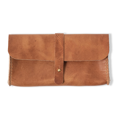 Natural Derby Clutch Wallet