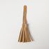 Beige Bison Leather Tassel- leather tassel keychain - KMM & Co.