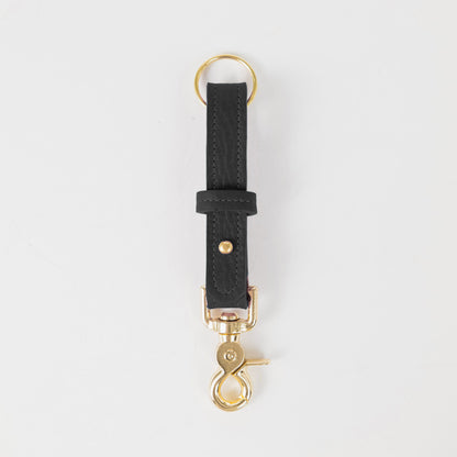 Black Cypress Key Lanyard- leather keychain for men and women - KMM &amp; Co.