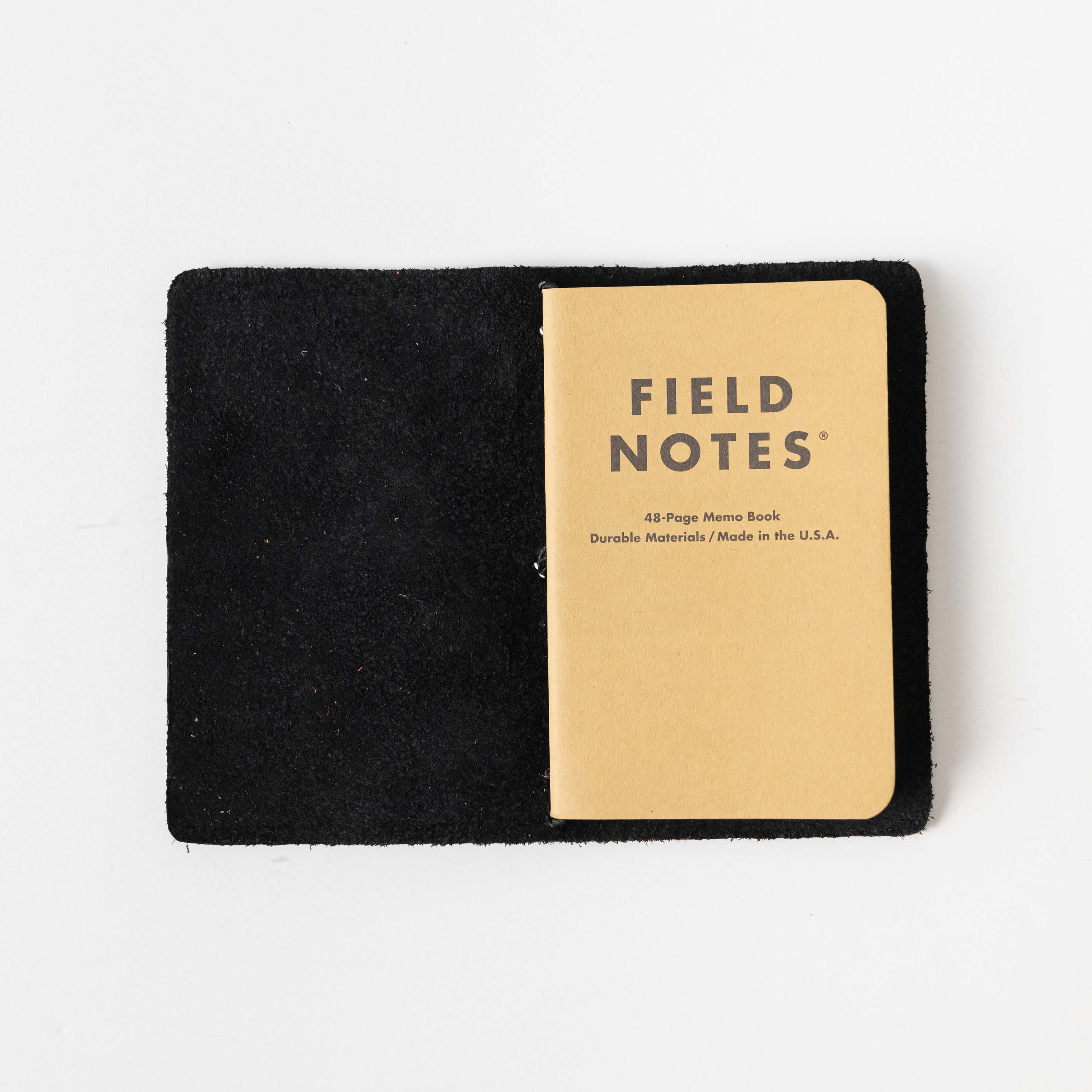 Black Cypress Travel Notebook- leather journal - leather notebook - KMM &amp; Co.