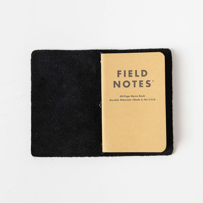 Black Cypress Travel Notebook- leather journal - leather notebook - KMM &amp; Co.