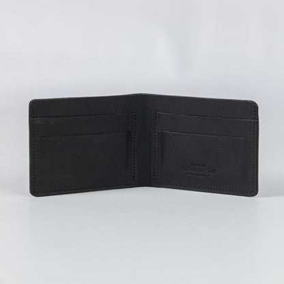 Black Dublin Billfold- leather billfold wallet - mens leather bifold wallet - KMM &amp; Co.