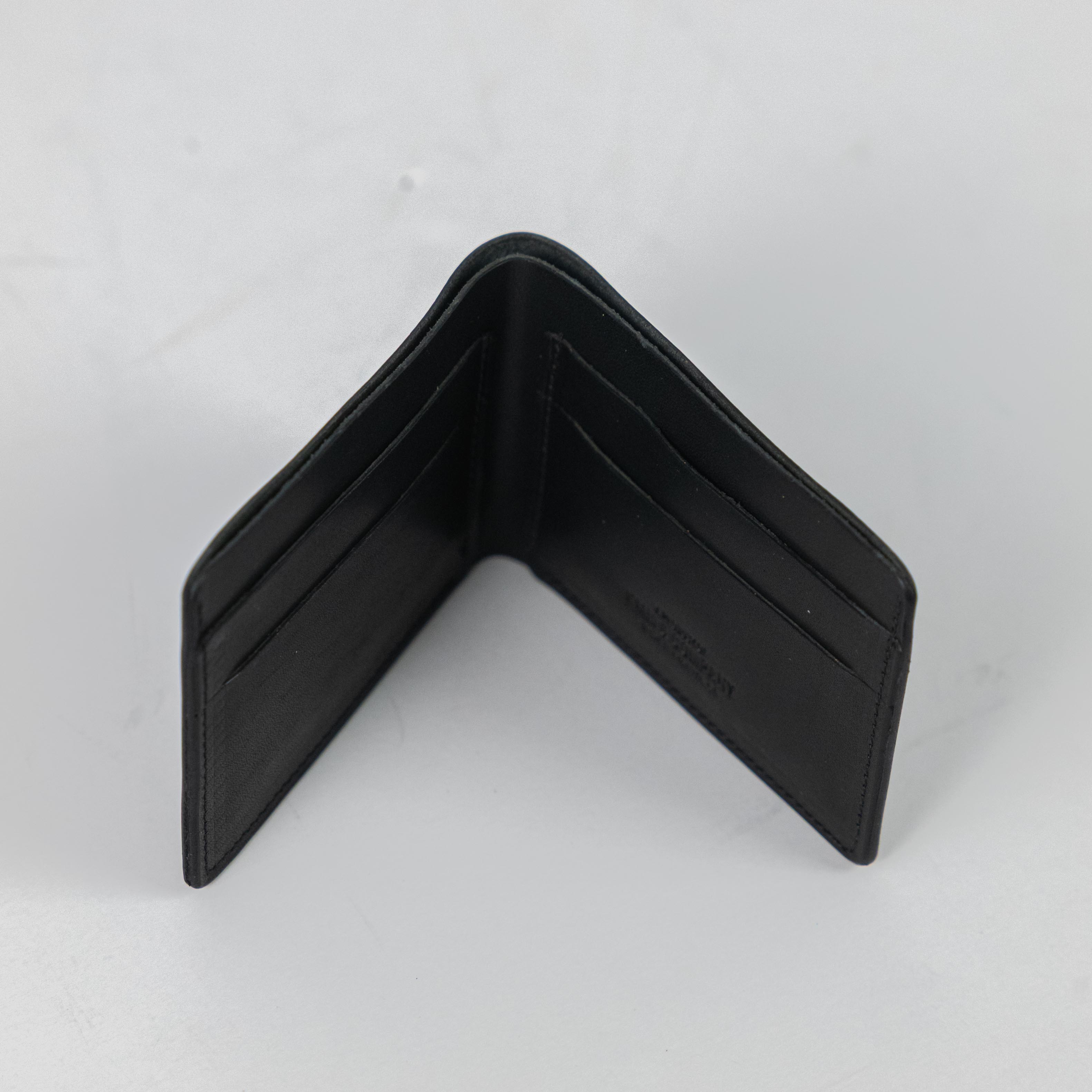 Black Dublin Billfold- leather billfold wallet - mens leather bifold wallet - KMM &amp; Co.