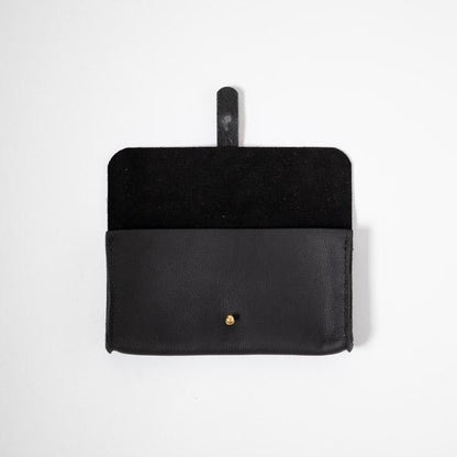 Black Kodiak Clutch Wallet- leather clutch bag - leather handmade bags - KMM &amp; Co.