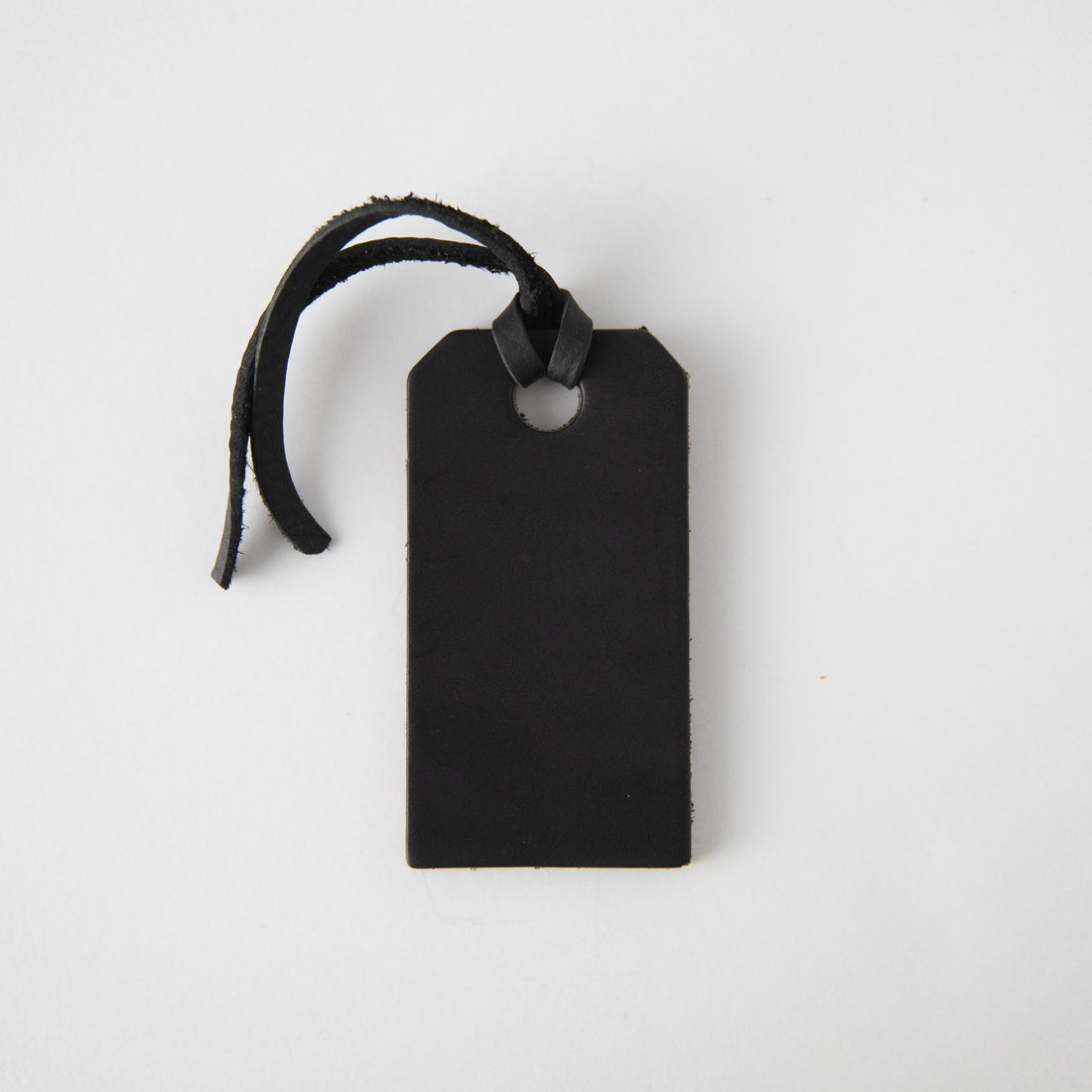 Black Leather Tag- personalized luggage tags - custom luggage tags - KMM &amp; Co.