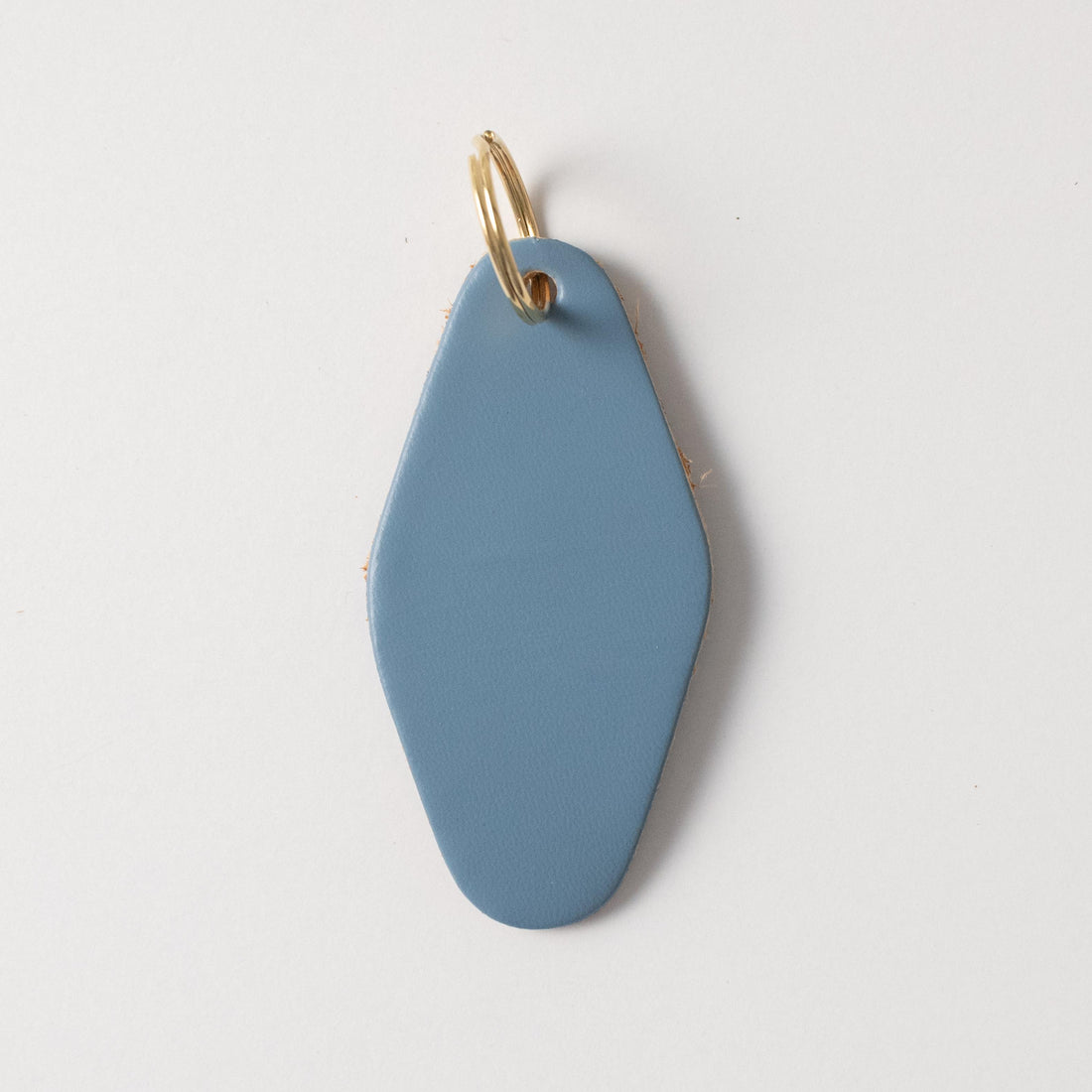 Blue Steel Hotel Key Fob- leather keychain - leather key holder - leather key fob - KMM &amp; Co.
