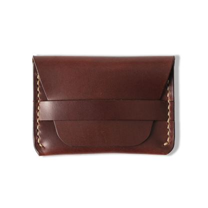 British Tan Double Shot Flap Wallet