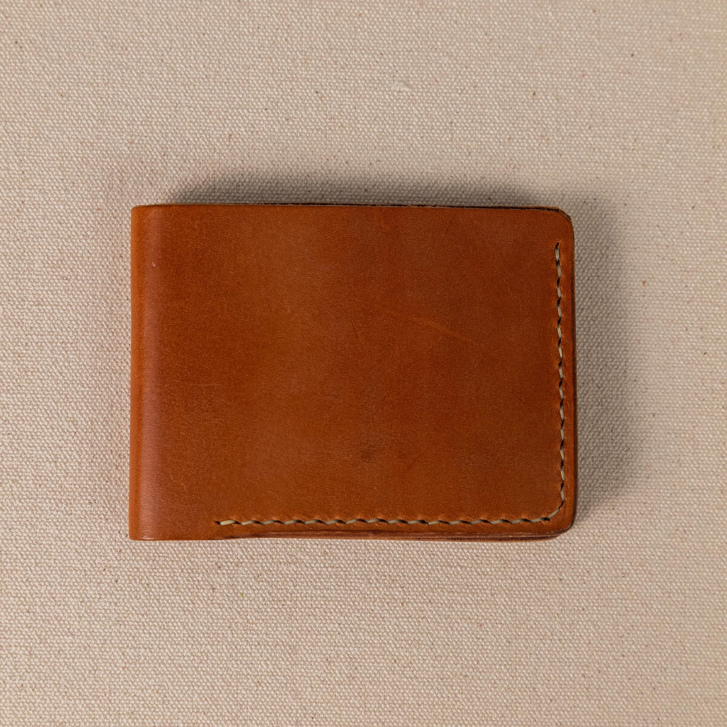 Buck Brown Billfold- leather billfold wallet - mens leather bifold wallet - KMM &amp; Co.