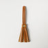 Cognac Heritage Leather Tassel- leather tassel keychain - KMM & Co.