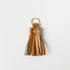 Cognac Heritage Tassel Keychain- leather tassel keychain - KMM & Co.