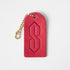 "Cool S" Mini Leather Tag- personalized luggage tags - custom luggage tags - KMM & Co.